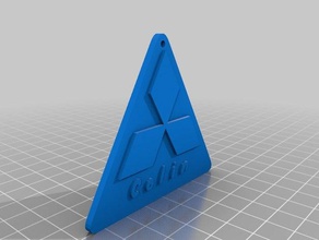 colins customized mitsubishi car keychain keychains 3d print model - Mito3D