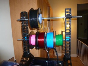 filament spool holder-system 3d Drucker - Zubehör filament-Halter Replikator replicator 2 top 3d print model - Mito3D