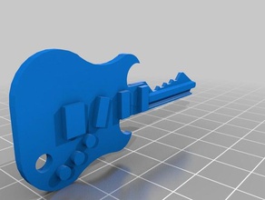 meu personalizados keytar arte 3d print model - Mito3D