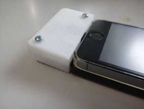 iphone cep pil kablo tutucu 3d print model - Mito3D