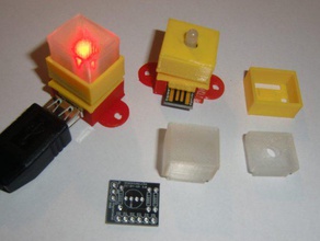 digispark rgb case electronics arduino experiment openscad 3d print model - Mito3D