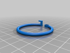 paramétrique looseleaf anneaux bureau de livre la pince le clip près ouvert papier morceau scad 3d print model - Mito3D