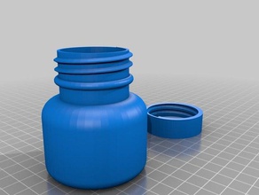 meine angepasste sksbottle Container 3d print model - Mito3D