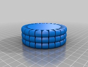 tmi2 bandas las pulseras personalizado 3d print model - Mito3D