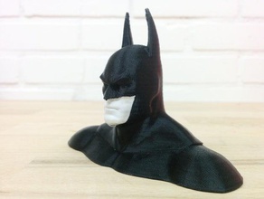 batman bust dual extrusion people 3d print model - Mito3D