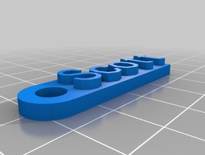 scott name plate organization customized 3d print model - Mito3D