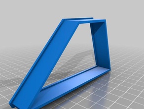 trapezoid 4 cookie cutter kitchen dining cookiecutter cookies 3d print model - Mito3D