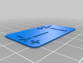 dual extruder head offset calibration print 3d printing tests 3d print model - Mito3D