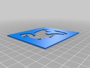 my customized stencil-o-matic dragon 2 art tools 3d print model - Mito3D