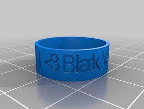 &lt3 bvb les anneaux personnalisé 3d print model - Mito3D