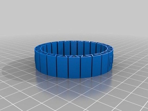 3 gn doubble- dublin bracelets customized 3d print model - Mito3D