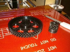 extruder gears few designs included 3d printer parts wades wade 3d print model - Mito3D