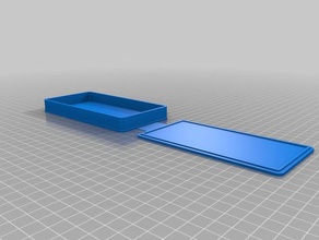 personnalisé cas de forme rectangulaire les conteneurs 3d print model - Mito3D