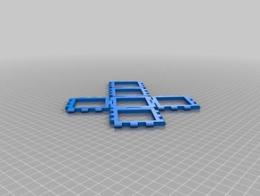 hingesnap cube net les mathématiques personnalisé 3d print model - Mito3D