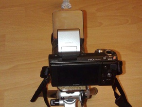 sony nex flash attachment hvl-f7s camera 3d print model - Mito3D