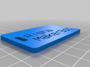 risha badge organization customized 3d print model - Mito3D