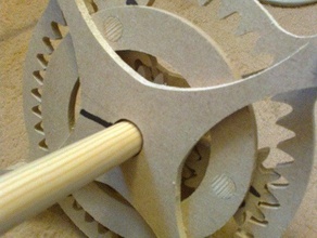 another planetary gear box engineering 3d print model - Mito3D