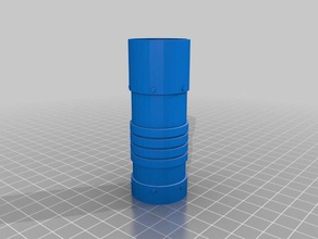 my customized rocket podlauncher widerlonger fatter games 3d print model - Mito3D