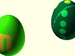 virtual easter eggs other animation colors openscad vernal 3d print model - Mito3D