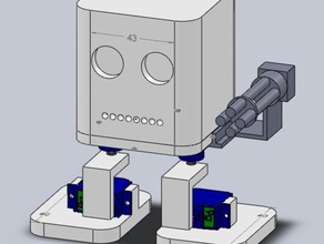 mini gun hinzufügen, bob Robotik 3d print model - Mito3D