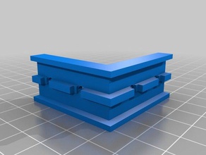 angle droit openbeams 3d de l'imprimante pièces 3d print model - Mito3D