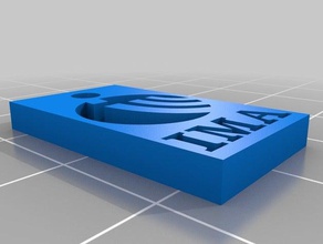 Miniatur-ima-Schlüsselring Schlüsselanhänger chaveiro lafiq ufrj 3d print model - Mito3D
