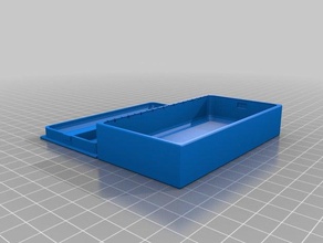 meu personalizados personalizável classificação tampa da caixa organização 3d print model - Mito3D