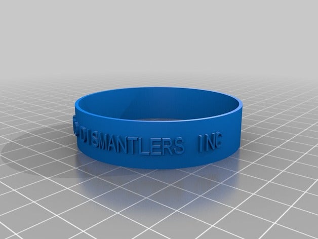 kp bracelet art customized 3D print model - Mito3D