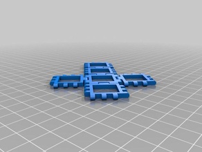 composant logiciel enfichable cube net les mathématiques personnalisé 3d print model - Mito3D