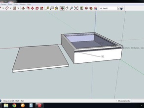 small box top slids inside locks away tool holders boxes toolbox 3d print model - Mito3D