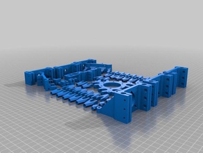 rostock mini plated 3d printers blender parametric 3d print model - Mito3D