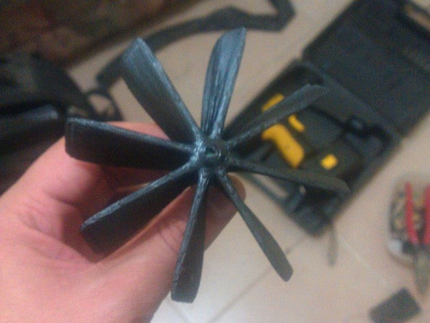 generador eólico mecánica los juguetes propel la hélice 3D print model - Mito3D