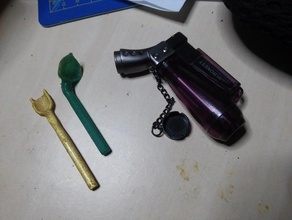 herb grinder scoop multi-tool hand tools scraper spoon weed 3d print model - Mito3D