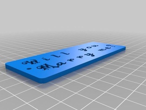 proposal tag organization customized 3d print model - Mito3D