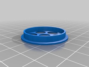 parametric spool hub remix 3d printer accessories customizer filament openscad 3d print model - Mito3D