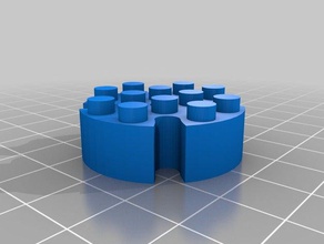 lego circle block construction toys 3d print model - Mito3D