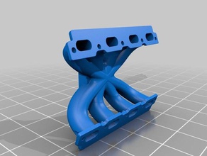 v8 hava emme manifoldu Otomotiv 3d print model - Mito3D