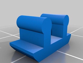 clip de extrusão gestão cabos 3d a impressora partes personalizado 3d print model - Mito3D