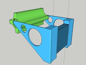 soporte filamento 3d Drucker - Zubehör filament-Spule filament-Halter prusa i3 3d print model - Mito3D