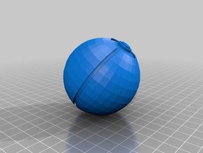 pok&eacuteball de juguete juego accesorios pokeball pokemon 3d print model - Mito3D