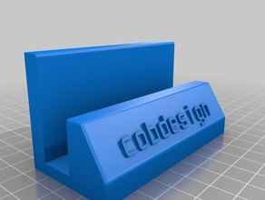 my customized business card holder 3 art tools 3d print model - Mito3D
