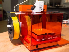plexiglas enclosure up plus afinia 3d printer accessories acrylic laser cutter part useful 3d print model - Mito3D