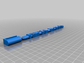 maria bic word pen office customized 3d print model - Mito3D