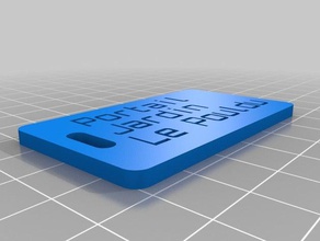 cle le portail pouldu organização personalizado 3d print model - Mito3D