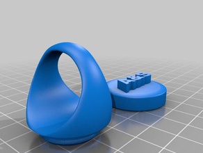 düz dairesel yüzüğümü 08-23 0459 3 d baskı 3d print model - Mito3D