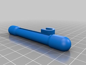 mi personalizados llave hexagonal de manejar partes 3d print model - Mito3D