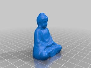 buda de digitalização 3d esculturas 3dscan occipital structuresensor 3d print model - Mito3D