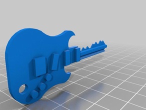 mi personalizados keytar arte 3d print model - Mito3D
