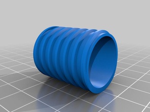 threaded cap 4mm pitch parts 3d print model - Mito3D