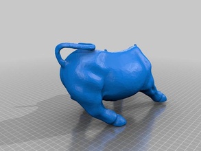 wall street ox sort sculptures animal 3d print model - Mito3D